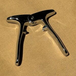 Italian Silver Champagne Opener In Beautiful Condition